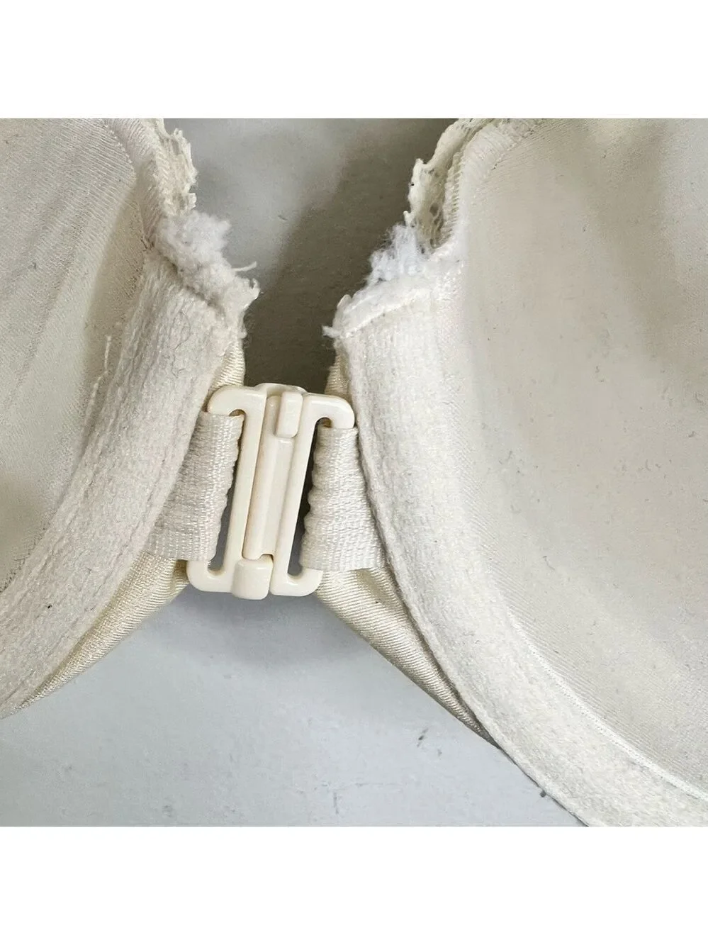 La Senza So Free full coverage cream lace front closure underwire bra 32 D - Picture 5 of 12